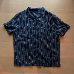 Vince - Patterned Camp collar shirt - Men’s XL
